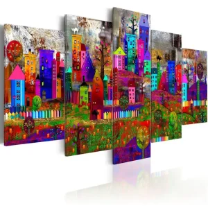 Begränsat antal Tavla The City Of Expression 100x50 - Inredning & dekor