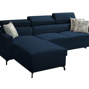 Galbally 3-sits Hörnbäddsoffa Dark blue - Möbler Rabatter