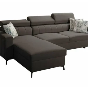 Rea Galbally 3-sits Hörnbäddsoffa Dark grey - Möbler