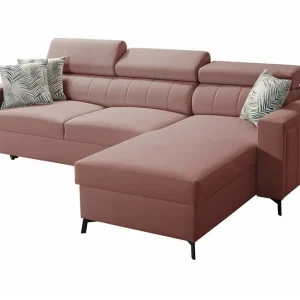 Fynd Galbally 3-sits Hörnbäddsoffa Pink - Möbler