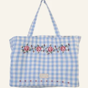 Bästa pris Totebag ljusblå - 33x43 cm
