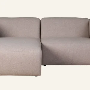 Begränsat antal Modulsoffa 2 delar schäslong vänster beige - 224x154x73 cm