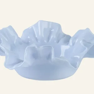 Värmeljushållare ljusblå - 19,5x19,5x6 cm Expressleverans