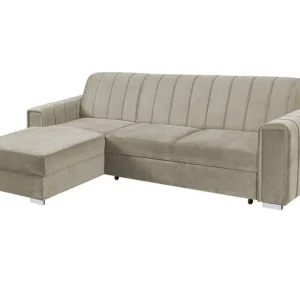 Expressleverans Denegal 3-sits Hörnbäddsoffa beige - Möbler
