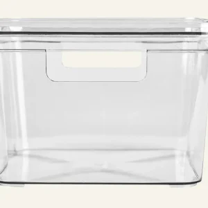 Förvaringslåda transparent - 25x25x15,5 cm Lågt pris