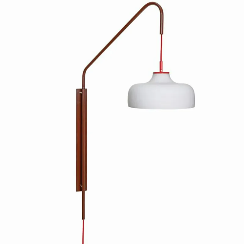 Current Vägglampa, Röd/Maroon Kampanj
