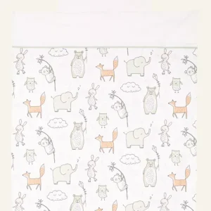 Säker betalning Flanell påslakanset multi - 100x130 cm