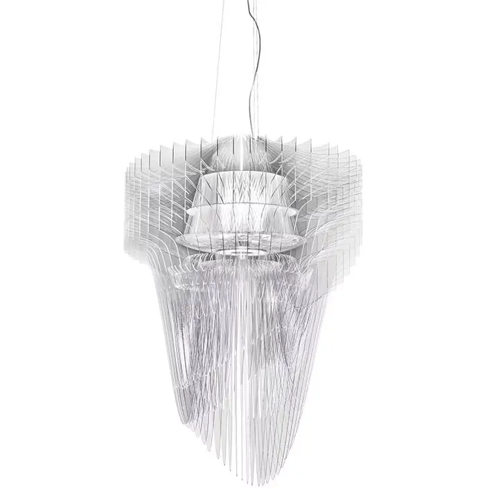 Aria Ljuskrona 75 cm, Transparent Billig
