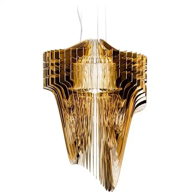 Aria Ljuskrona 75 cm, Guld Rabatter