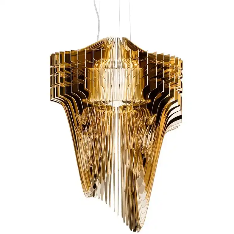 Aria Ljuskrona 115 cm, Guld Köp online