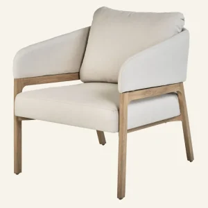 Begränsat antal Fåtölj beige - 79x133,5x73 cm
