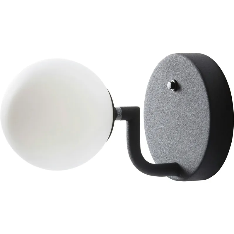 Snabb frakt Mobil 12 Vägglampa Fast Installation, Svart