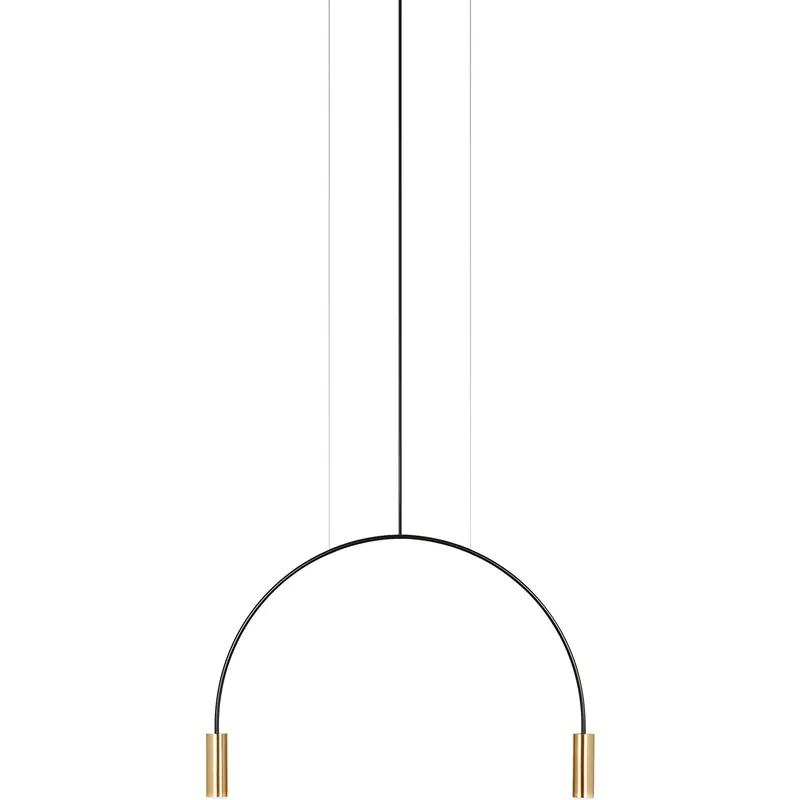 Volta T-3535-W Pendel, Svart / Satin Gold / Svart Handla nu