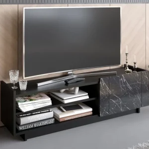 Beställ idag Ulica Tv-bänk 140 cm Dörr + 3 Hyllor - Möbler
