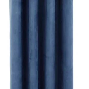 Gardin denimblå - 140x240 cm Billig