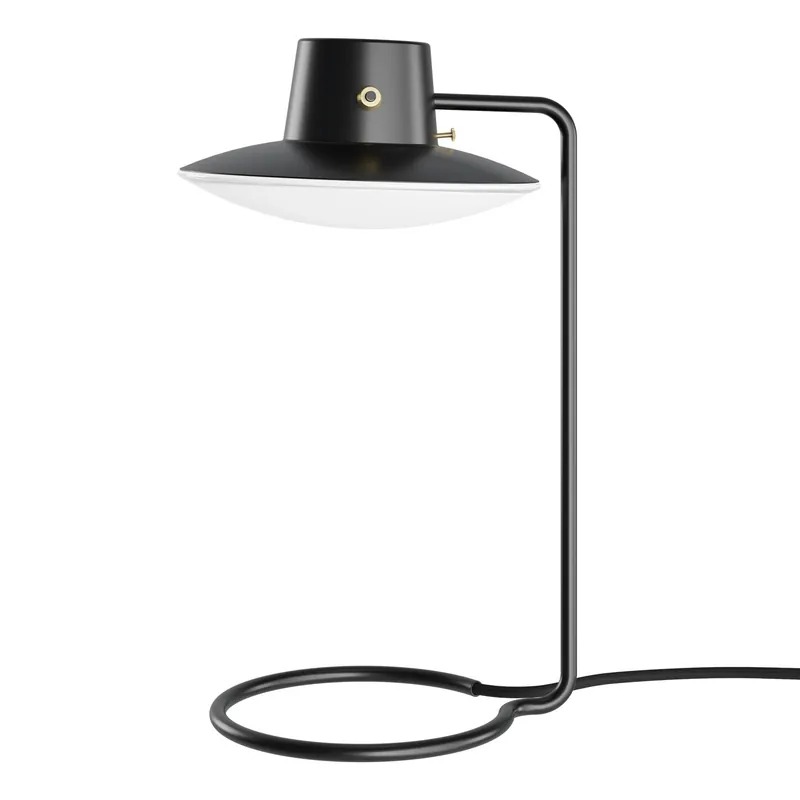 AJ Oxford Bordslampa 410 mm, Opal / Svart Trygg betalning