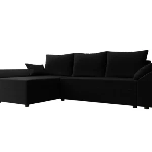 Midfeld 3-sits Hörnbäddsoffa Black - Möbler Begränsad tid