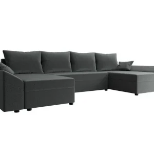 Midfeld 4-sits Hörnbäddsoffa Dark grey - Möbler Bästa pris