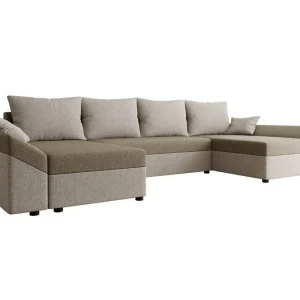 Erbjudandepris Midfeld 4-sits Hörnbäddsoffa Beige/Light beige - Möbler