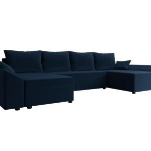 Midfeld 4-sits Hörnbäddsoffa blue - Möbler Rea
