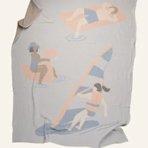 Beställ nu Pläd multi/blå - 130x170 cm