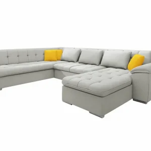 Sakri 5-sits Hörnbäddsoffa Grey - Möbler Reapris