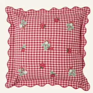 Prydnadskudde röd - 50x50 cm Utförsäljning