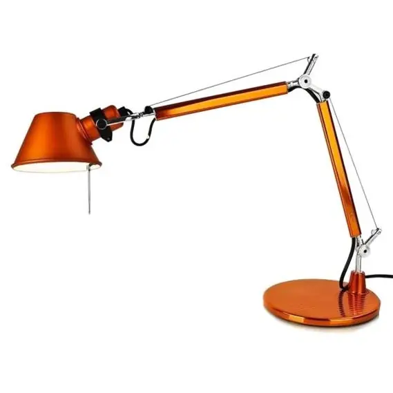 Beställ idag Tolomeo Micro Bordslampa, Anodiserad Orange