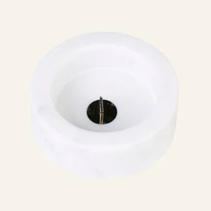 Outlet Ljushållare vit - ø7x2,5 cm