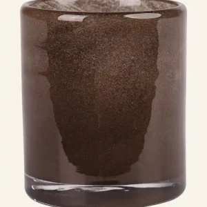 Värmeljushållare brun - 8x8x9 cm Billigare