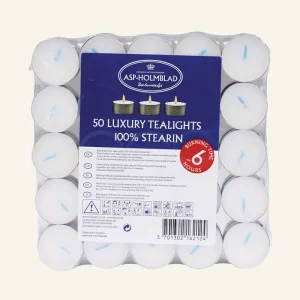 Säker betalning Värmeljus vit - 4 cm