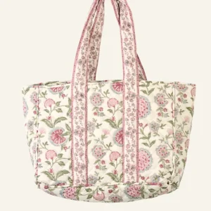 Liten tygväska multi/rosa - 30x40 cm Snabb frakt