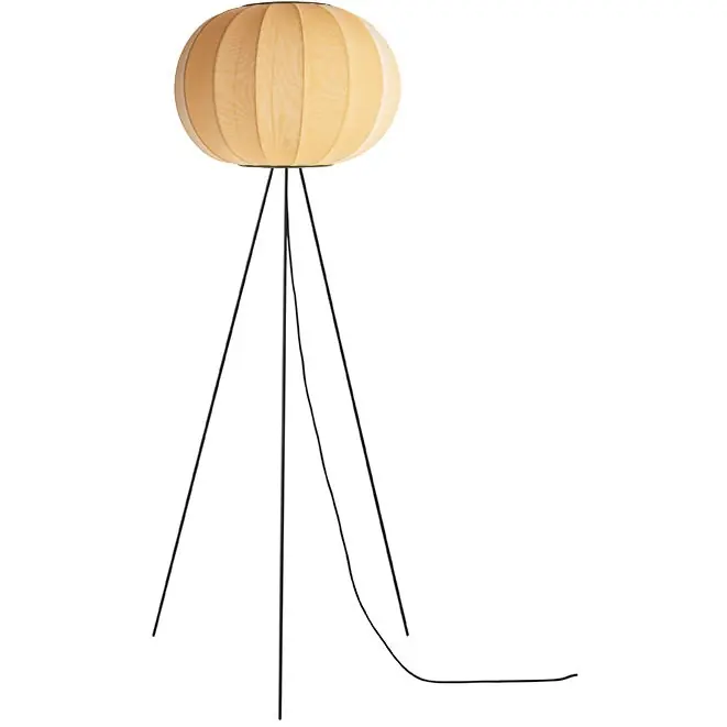 Fynd Knit-Wit Golvlampa Hög Rund 45 cm, Sunrise