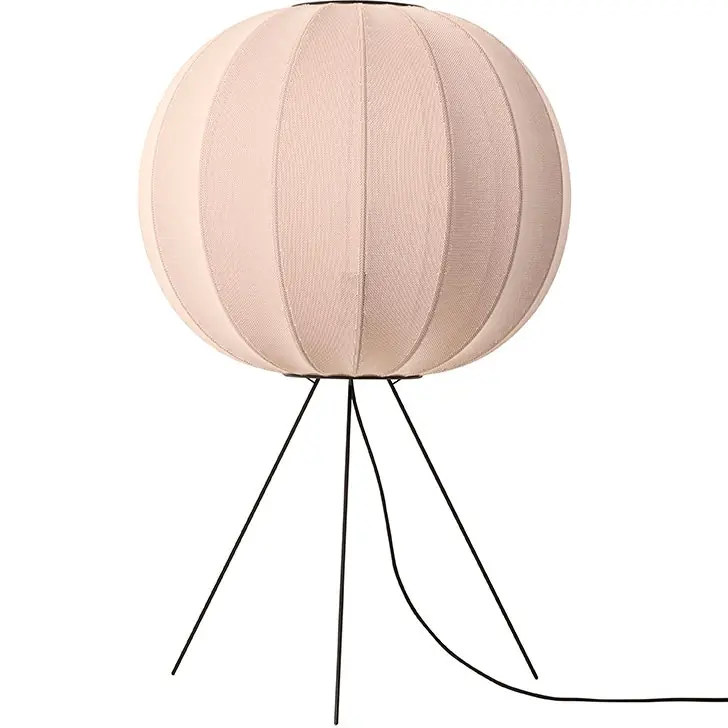 Billigare Knit-Wit Golvlampa Medium Rund 60 cm, Sand Stone