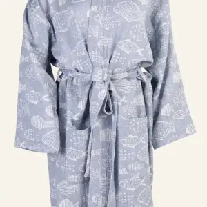 Populär Kimono blå - 75x105 cm