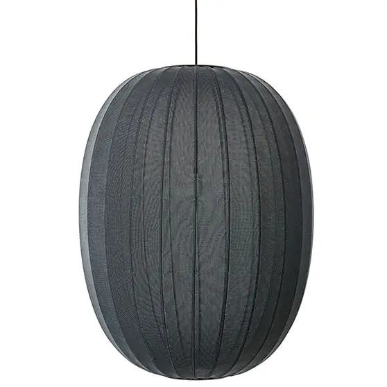 Bästa pris Knit-Wit Pendel Hög Oval 65 cm, Svart