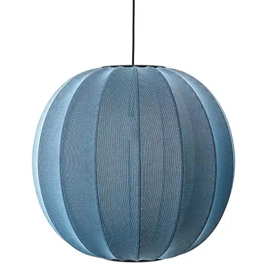 Säker betalning Knit-Wit Pendel Rund 60 cm, Blue Stone