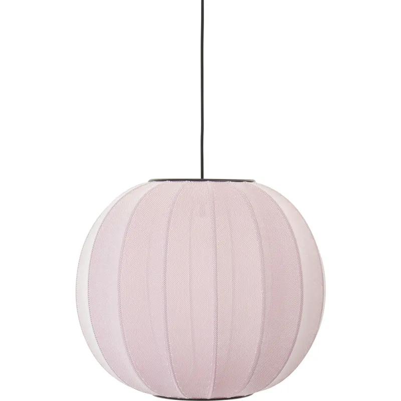 Begränsat antal Knit-Wit Pendel Rund 45 cm, Ljusrosa