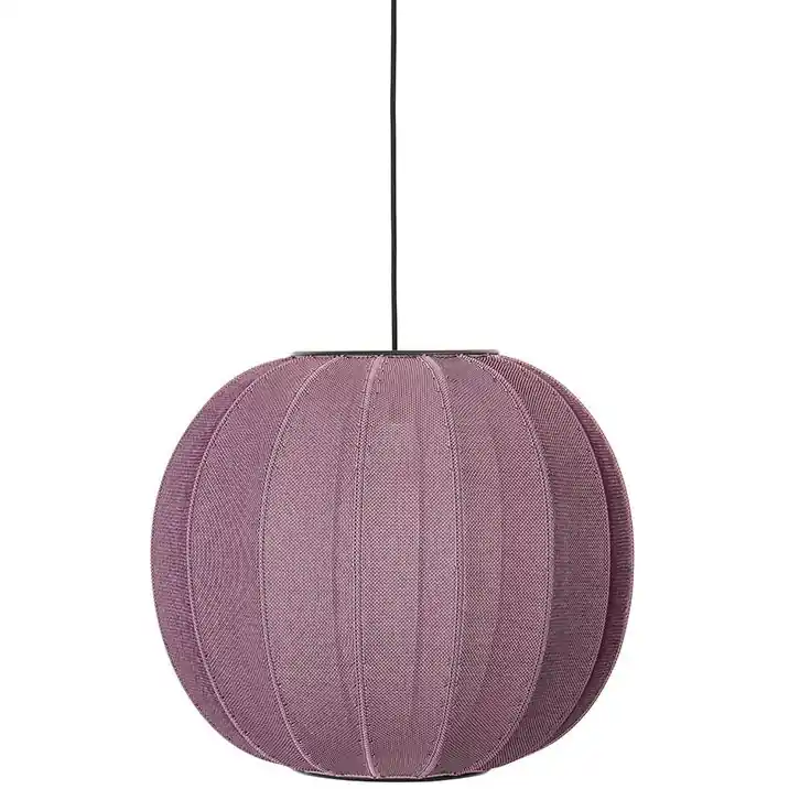 Nyhet Knit-Wit Pendel Rund 45 cm, Vinröd
