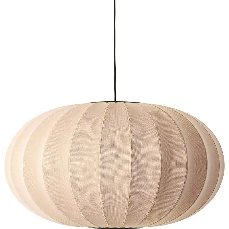 Billigare Knit-Wit Pendel Oval 76 cm, Sand Stone