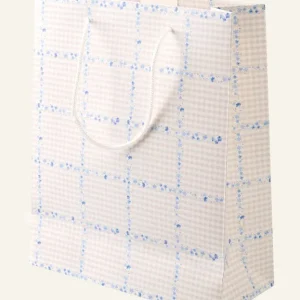 Presentpåse multi/blå - 24x29x10 cm Begränsat antal