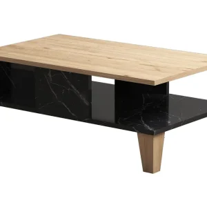 Billig SOFFBORD 90 cm Natur/Svart - Möbler