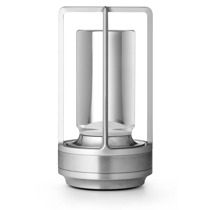 Turn+ Bordslampa Portabel, Rostfritt Stål Outlet