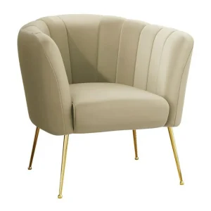 Rushmore Fåtölj Beige/Wood - Möbler Fri frakt