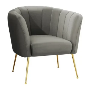 Populär Rushmore Fåtölj Grey/Gold - Möbler