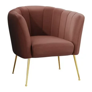 Erbjudande Rushmore Fåtölj Gold/Brown - Möbler