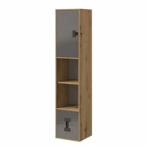 Erbjudandepris Castlebay Highboard Grey High Gloss - Förvaring