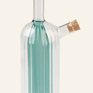 Olja-och-vinägerflaska petroleumblå - 260ml/100ml Nyhet