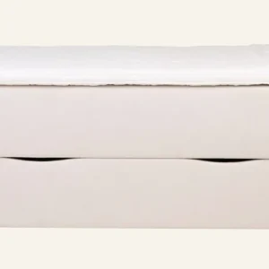 Säng med förvaring beige - 120x200x59 cm Beställ nu