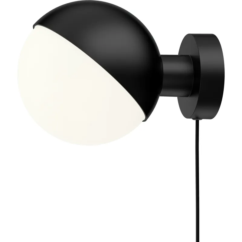 VL Studio Vägglampa Med Sladd 150 mm, Svart Sista chansen